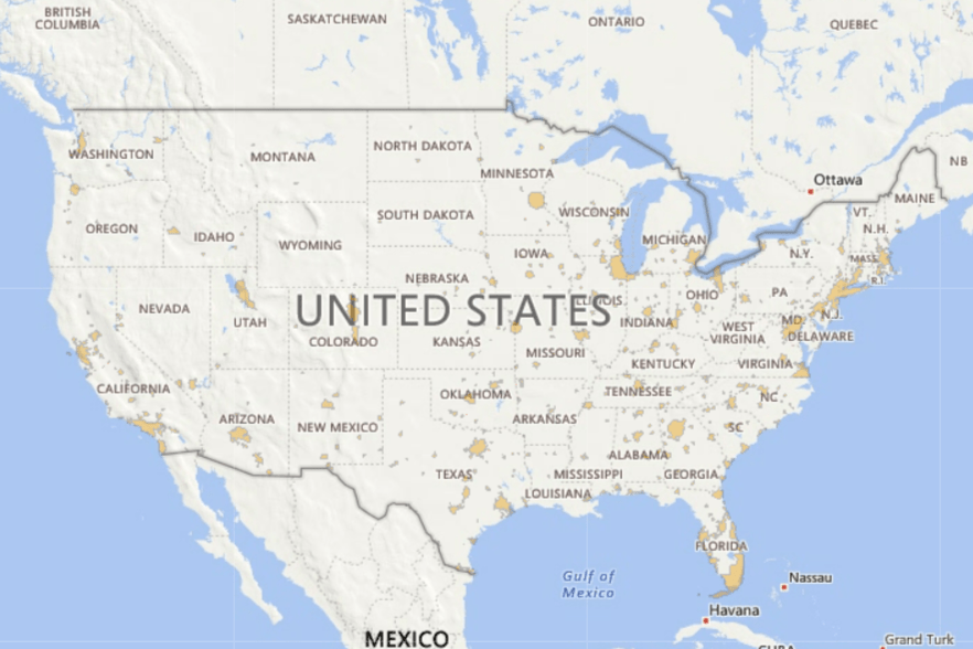 USDA Rural Eligibility Map